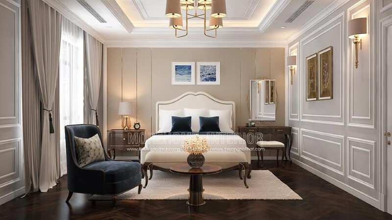 Thiết kế nội thất gỗ óc chó sang trọng