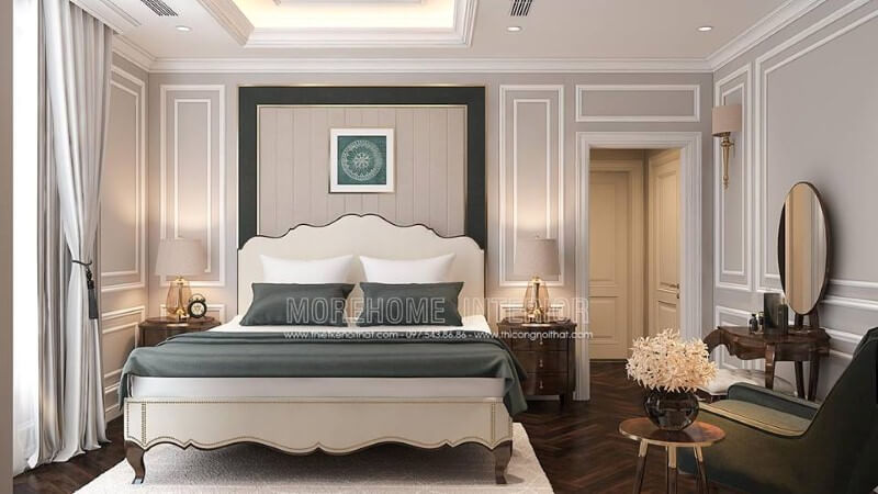 Thiết kế nội thất gỗ óc chó sang trọng