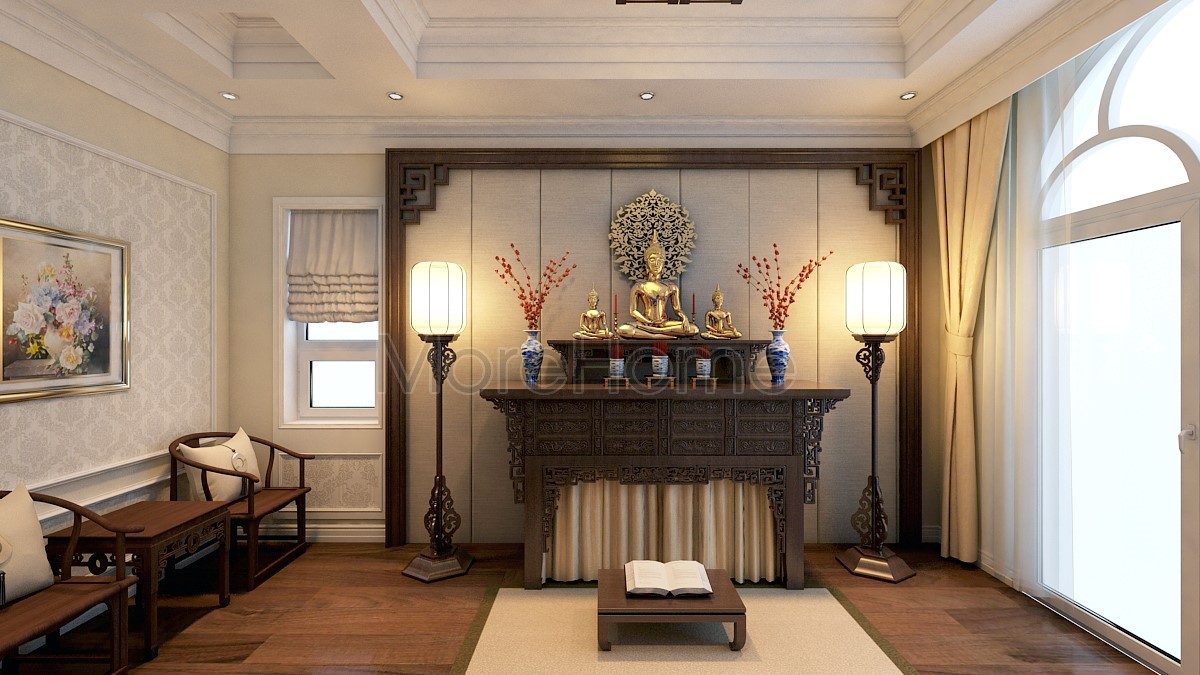 Tủ thờ gỗ óc chó đẹp cho nahf chung cư, nhà phố, biệt thự