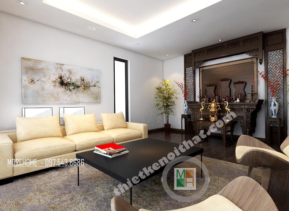 Tủ thờ gỗ óc chó đẹp cho nahf chung cư, nhà phố, biệt thự