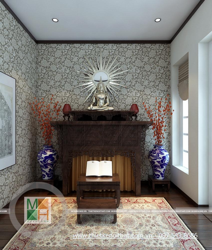 Tủ thờ gỗ óc chó đẹp cho nahf chung cư, nhà phố, biệt thự