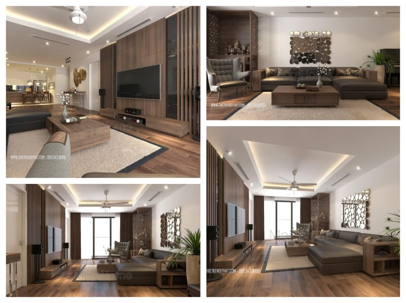 Mẫu sofa gỗ óc chó đẹp sang trọng