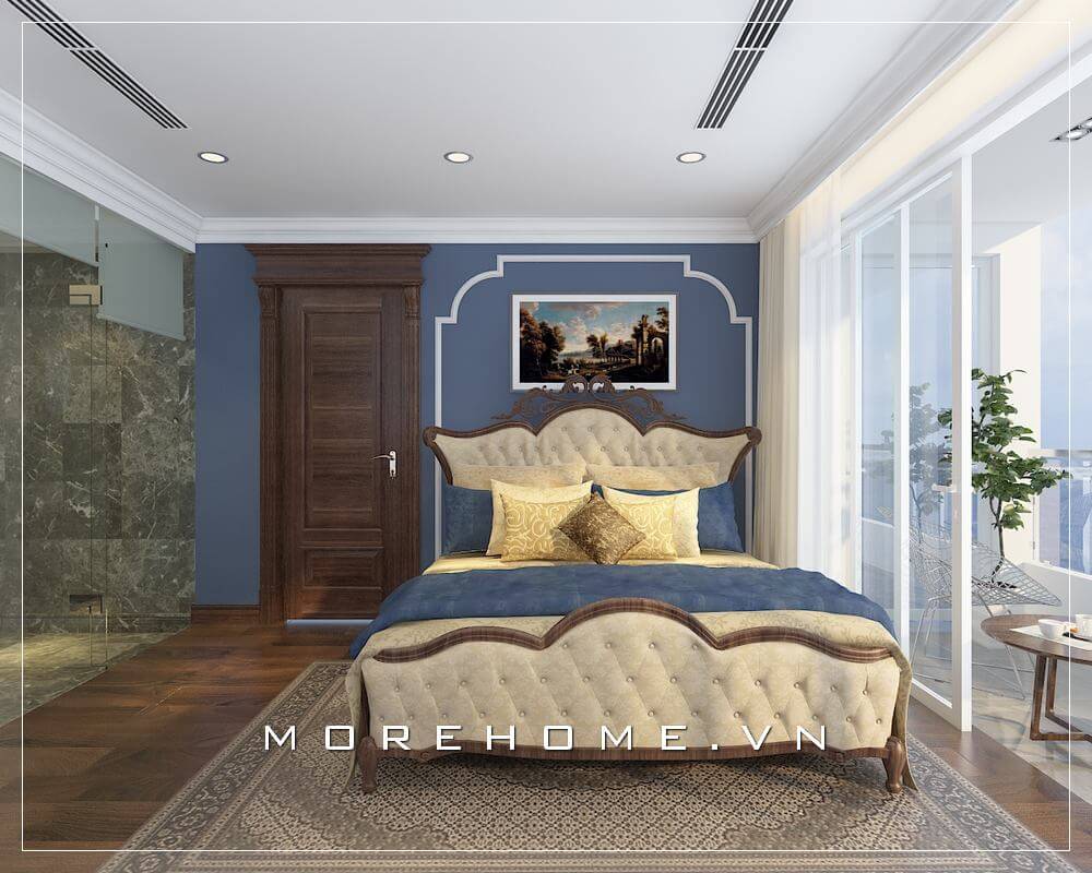 Giường ngủ gỗ óc chó