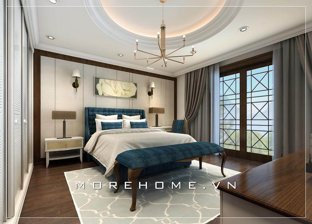 Giường ngủ gỗ óc chó