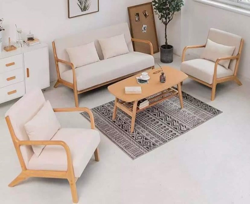 Sofa gỗ Bắc Âu