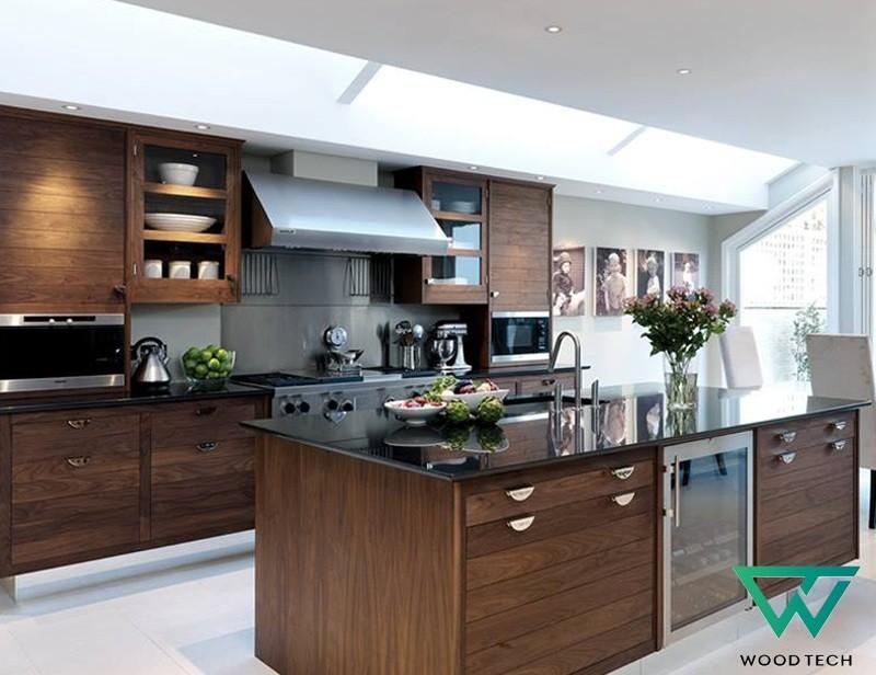 Tin được không? 10 mẫu tủ bếp gỗ óc chó đẹp chỉ từ 20 triệu đồng?