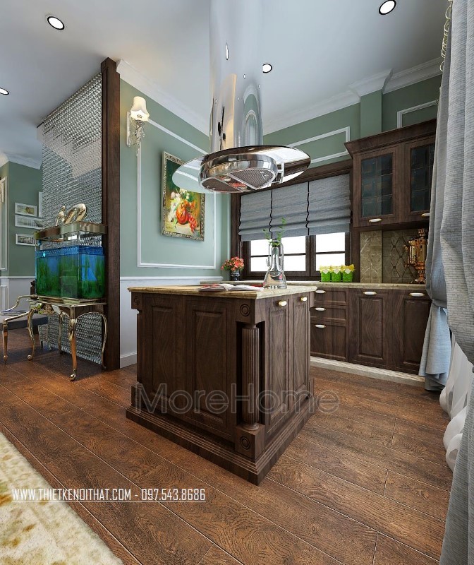 Những mẫu tủ bếp gỗ óc chó đẹp nhất 2018 Những mẫu tủ bếp gỗ óc chó đẹp nhất 2018